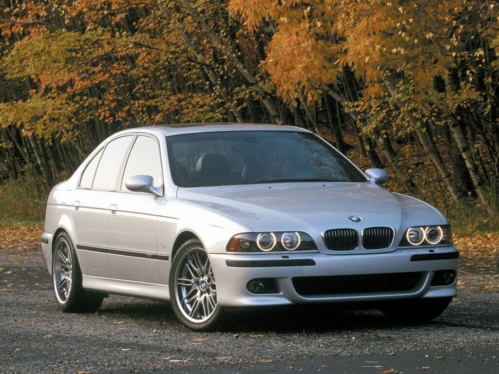 BMW série 5 E39 grise + angel eyes