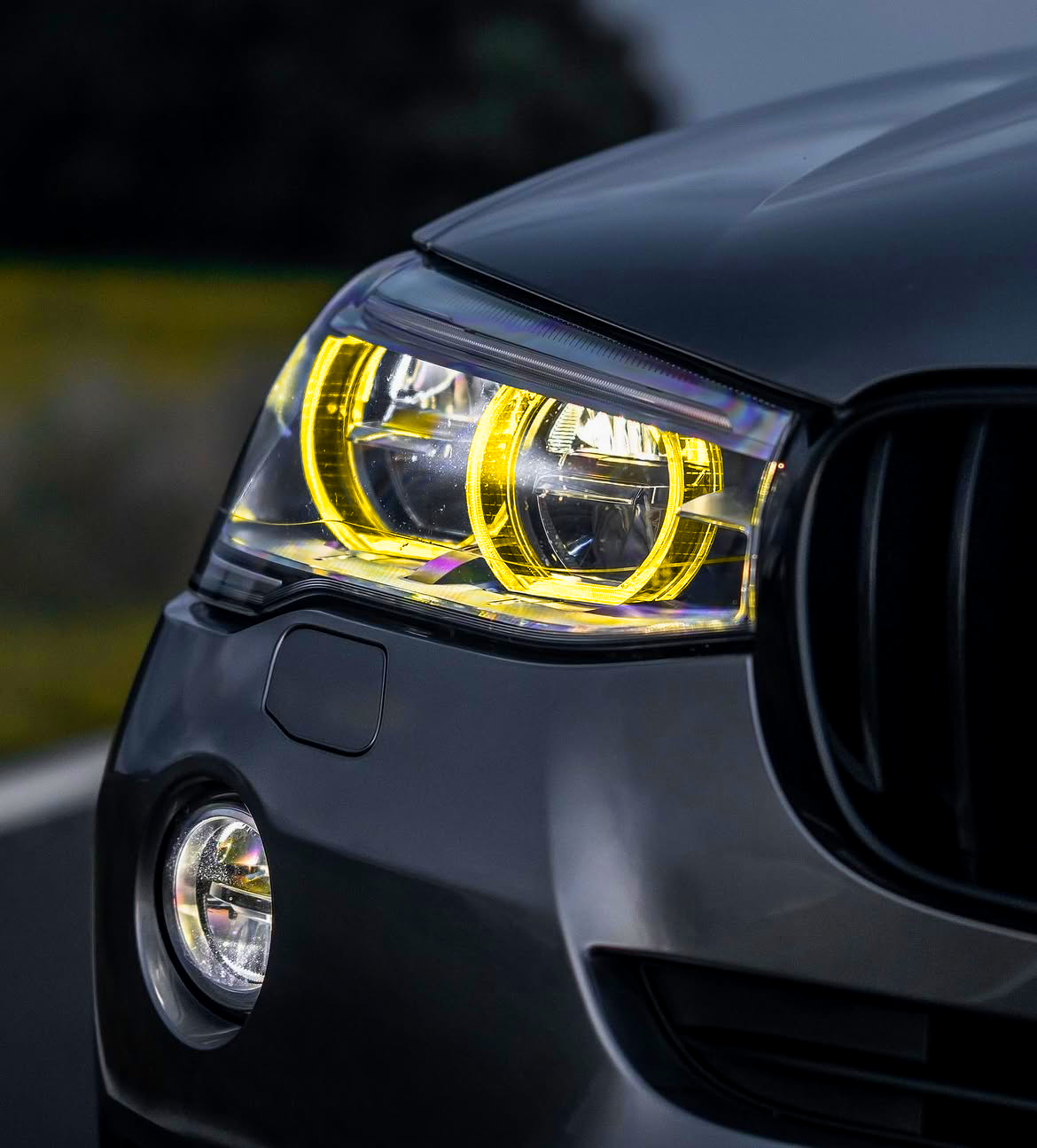 BMW X3 F25 YELLOW DRL LED HEADLIGHT
