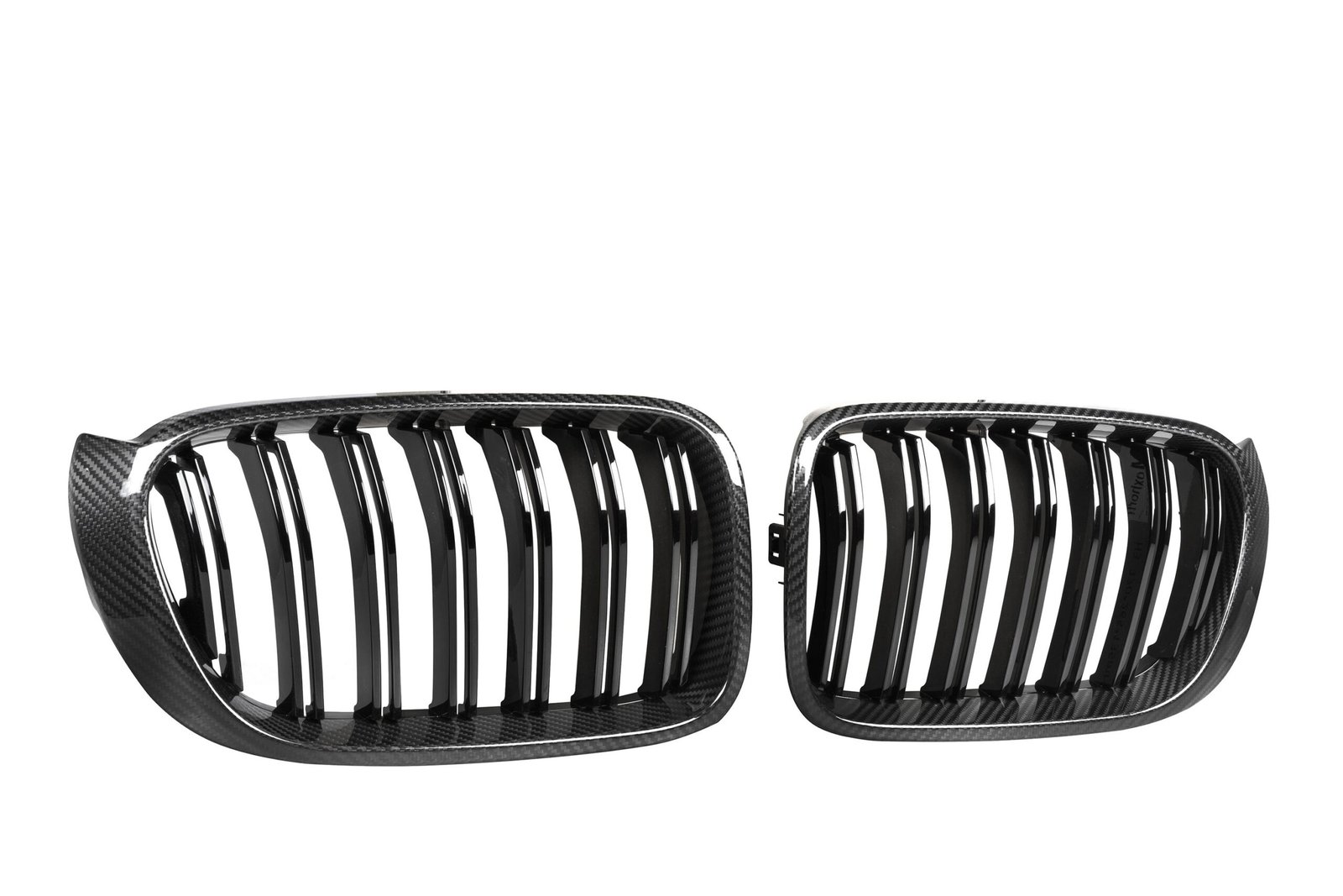 Carbon Fiber Kidney Grille BMW X3 F25 X4 F26 Front View